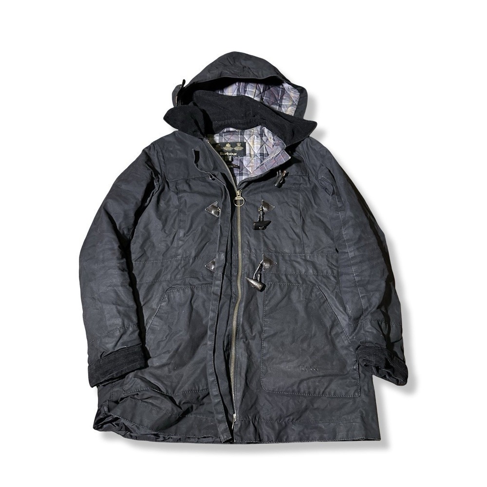 Barbour Navy Wax jacket and hood women's Barbour Monteviot Wax Jacket Size US 6